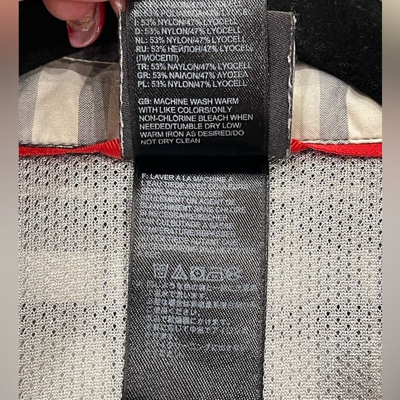 The North Face Men Button Up Shirt Large Gray Plaid Short Sleeve Pockets Collar - Picture 6 of 6